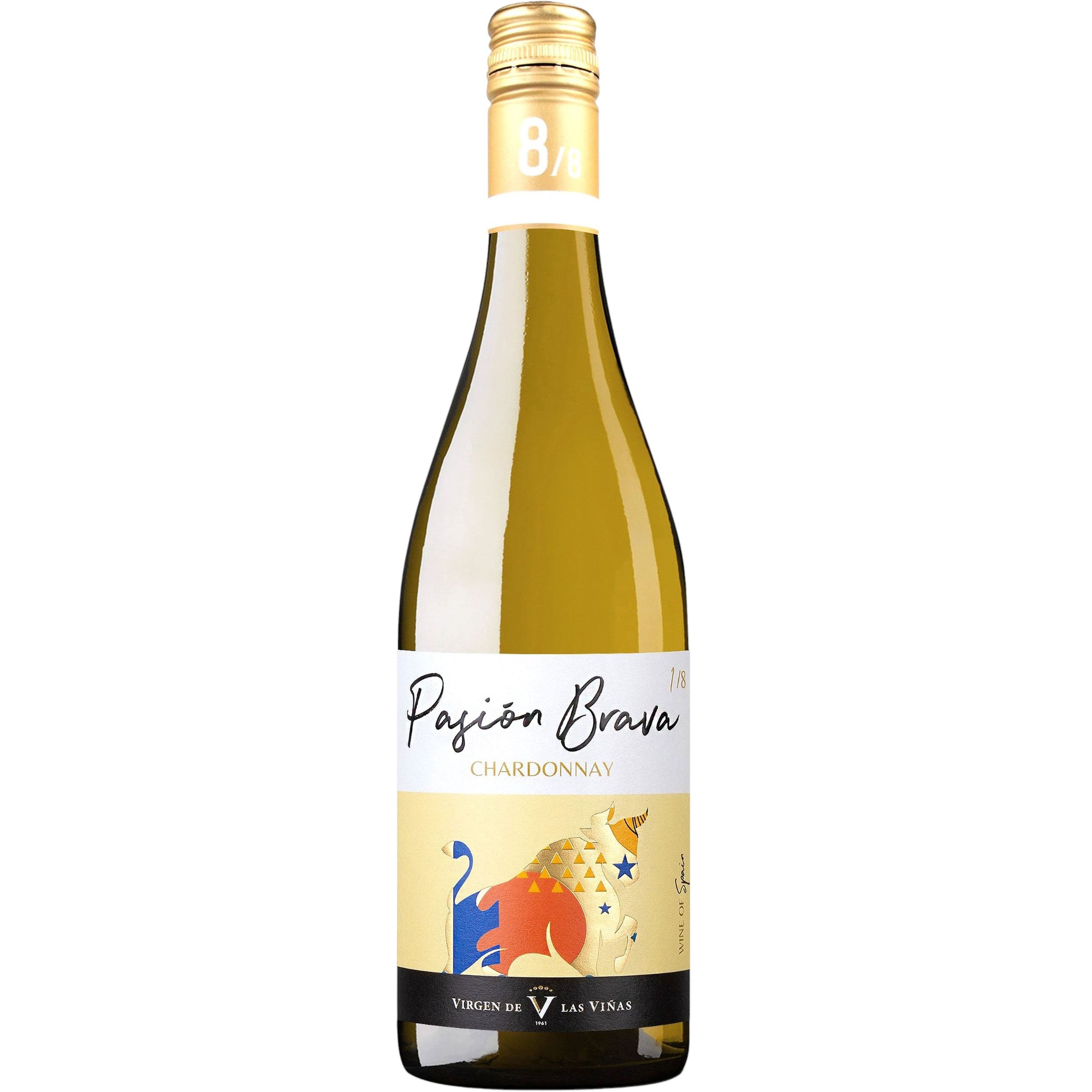 Вино Pasion Brava Chardonnay біле сухе 0.75 л