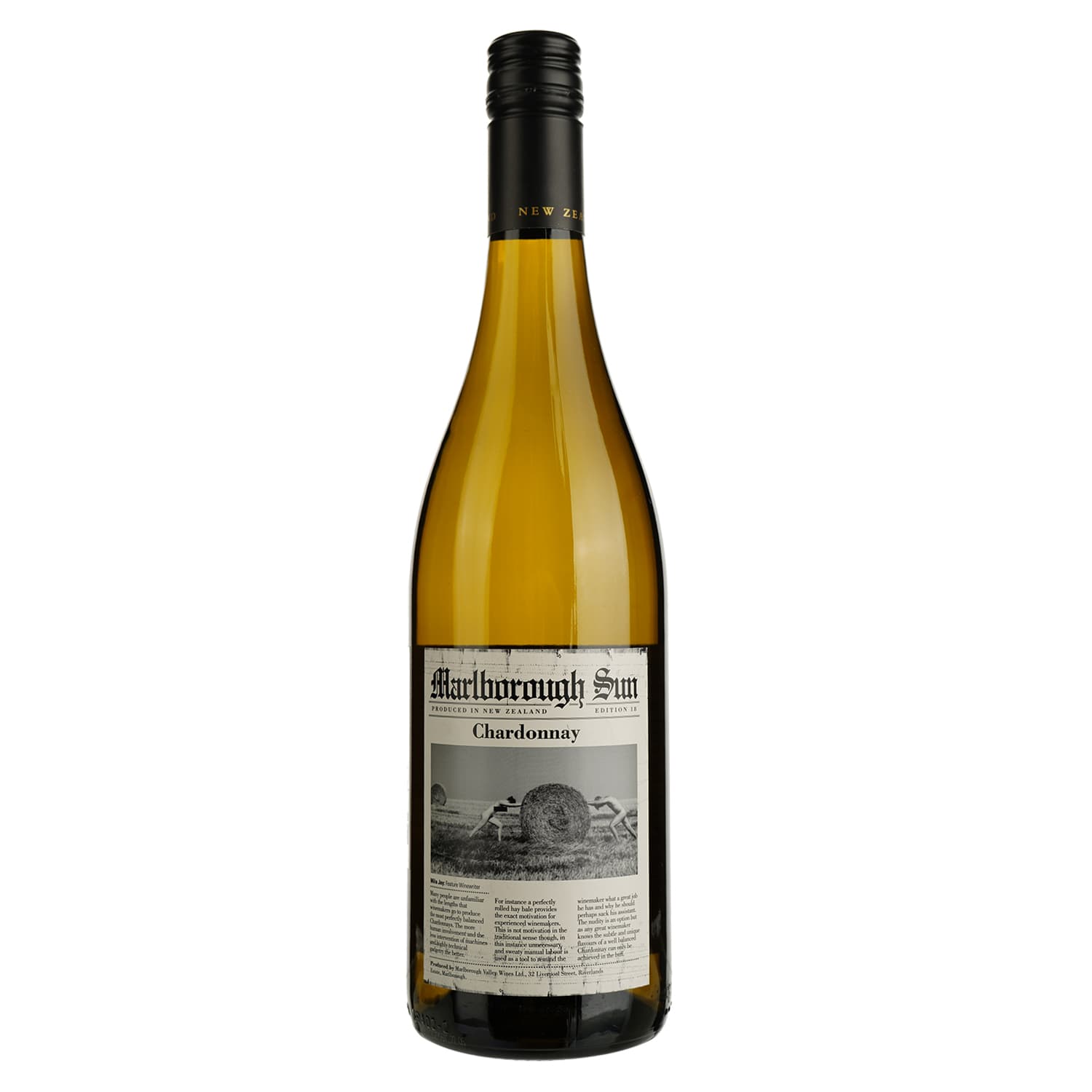 Вино Marlborough Sun Chardonnay, біле, сухе, 13%, 0,75 л (2570)