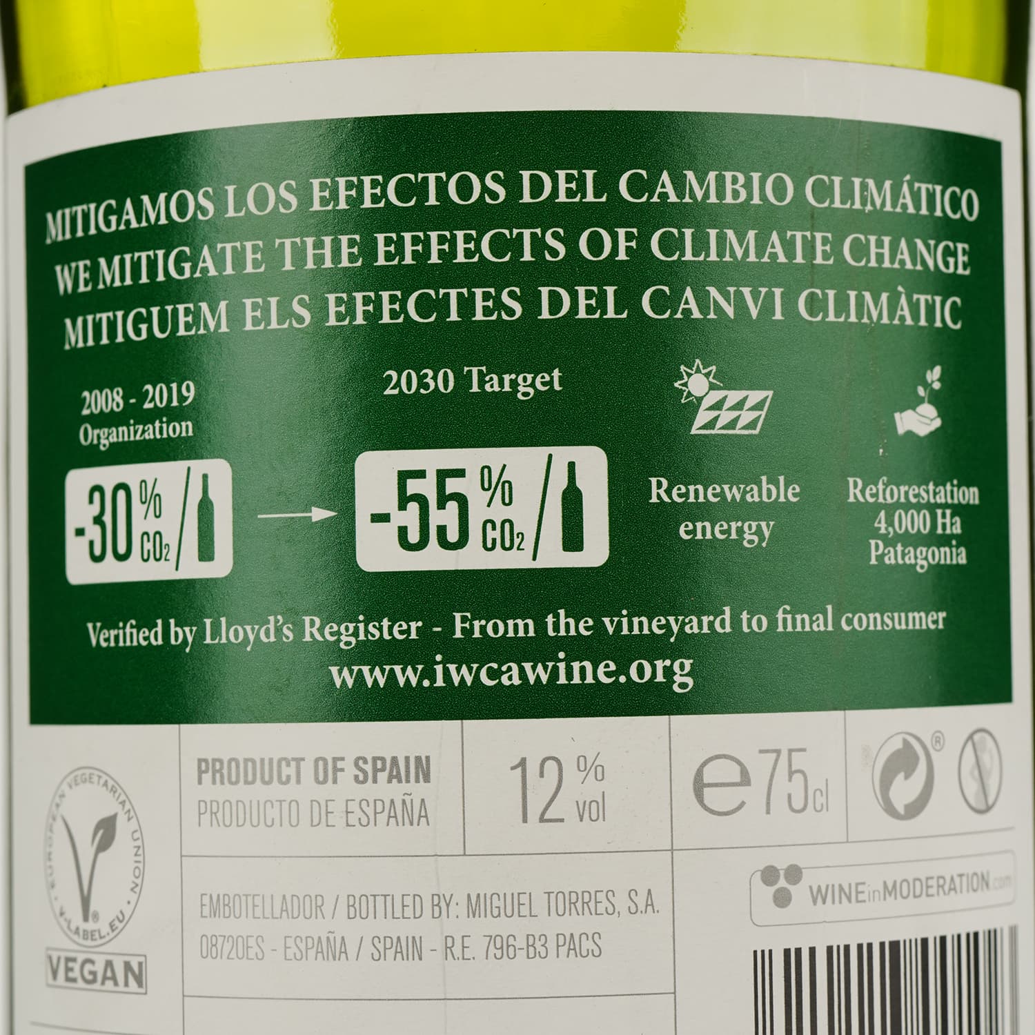 Вино Torres Vina Sol, біле, сухе, 11,5%, 0,75 л (40853)