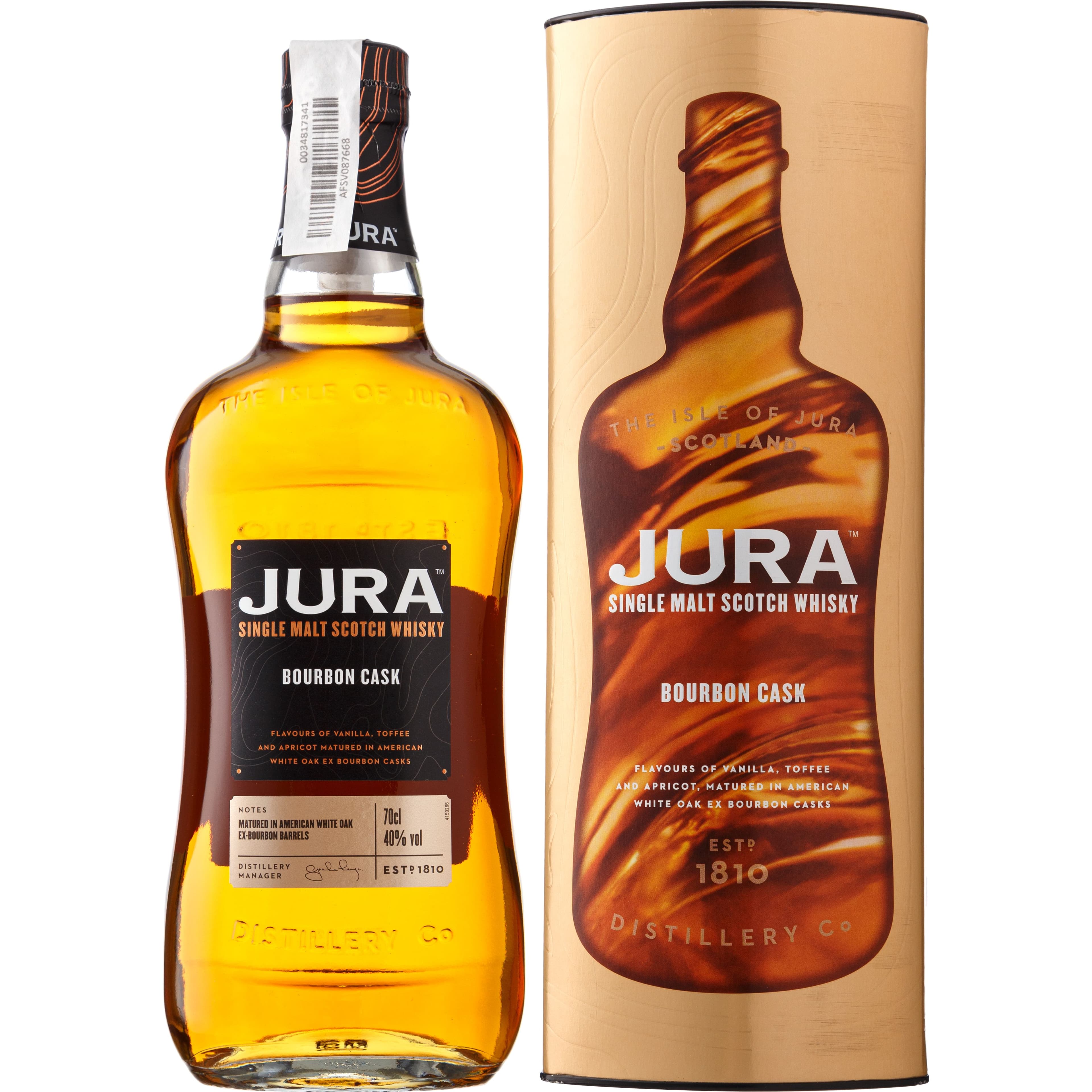 Віскі Jura Bourbon Cask 40% 0.7 л в подарунковій коробці