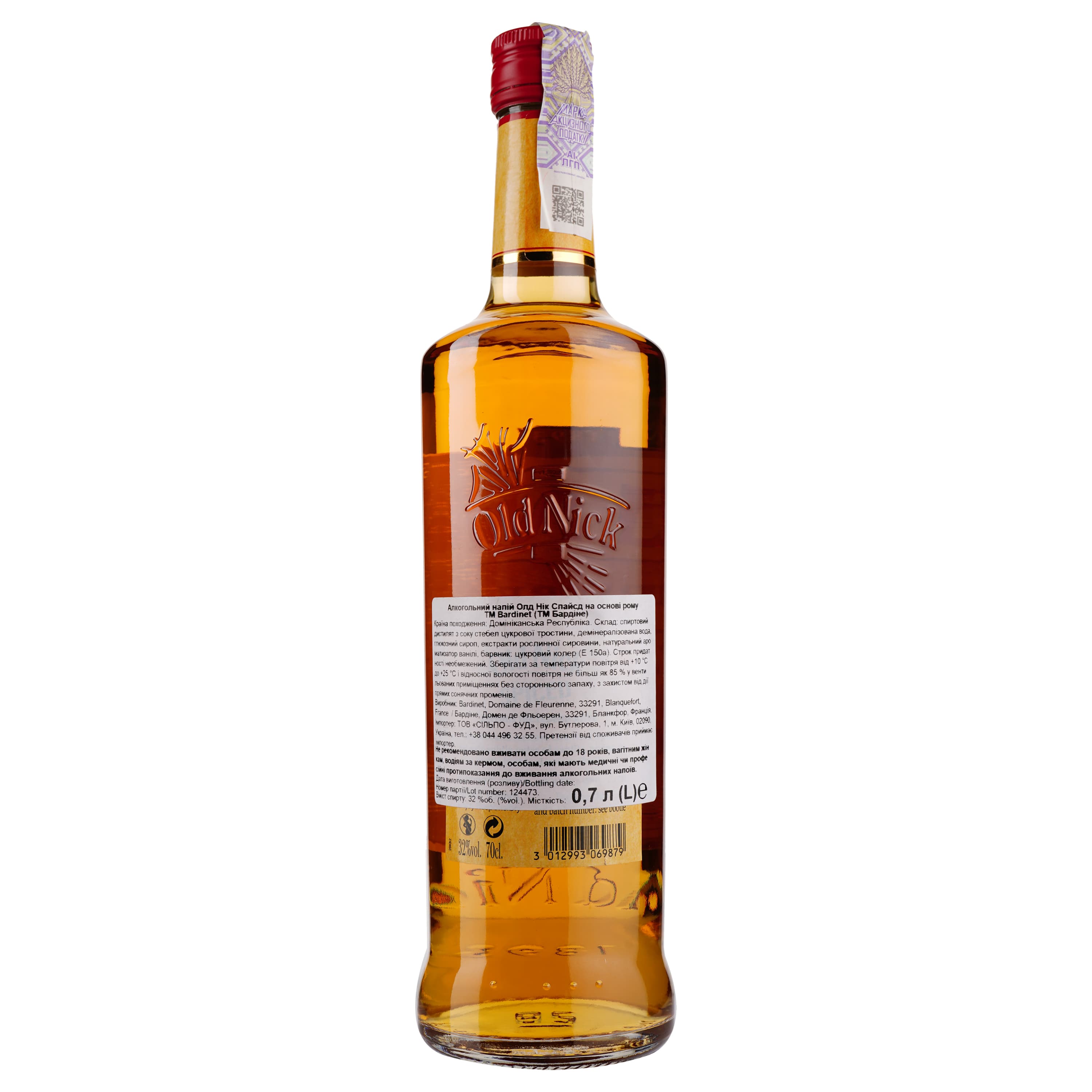 Ромовий напій Old Nick Spiced 32% 0.7 л