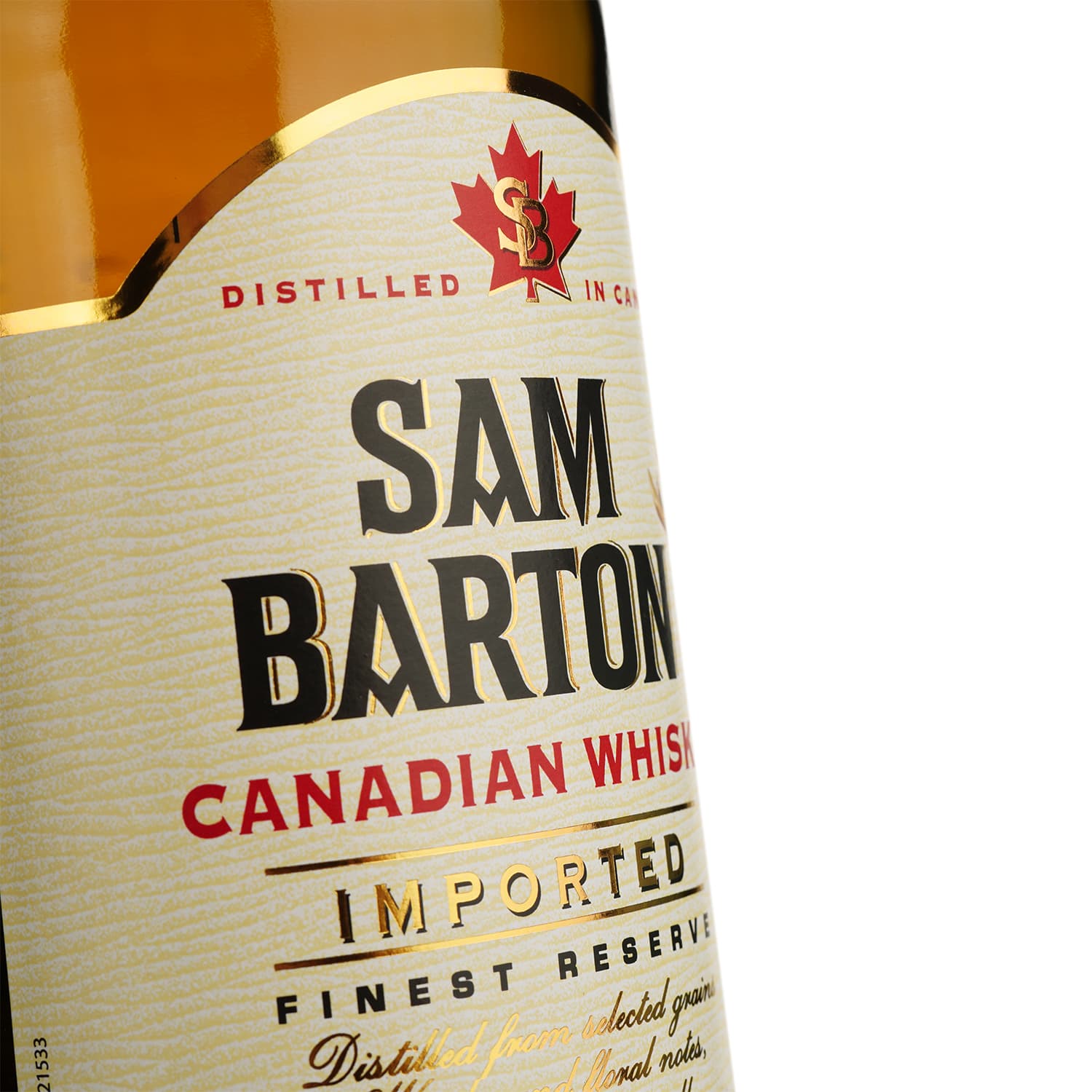 Віскі Sam Barton 5 yo Blended Canadian Whisky 40% 0.7 л