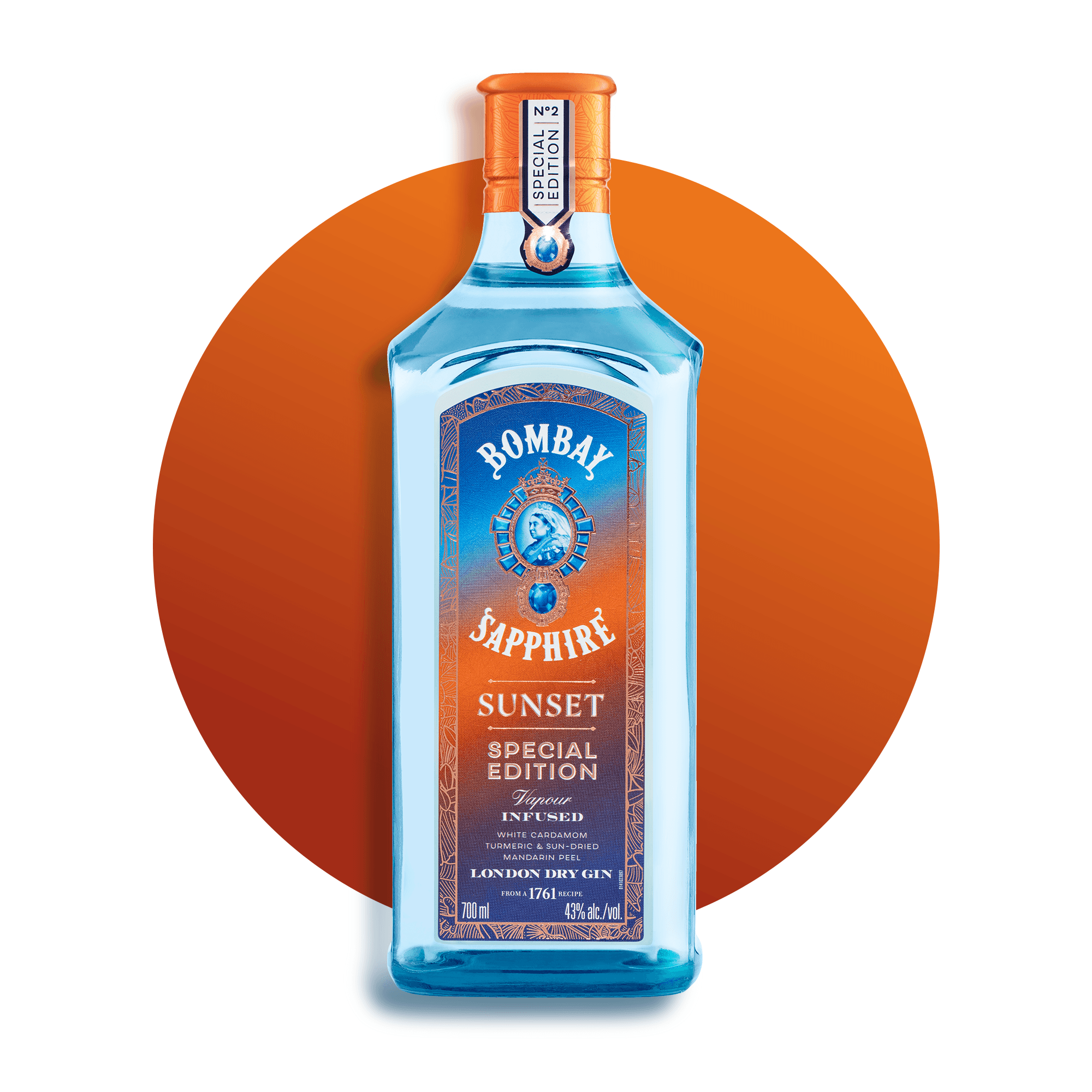 Джин Bombay Sapphire Sunset 43% 0.7 л