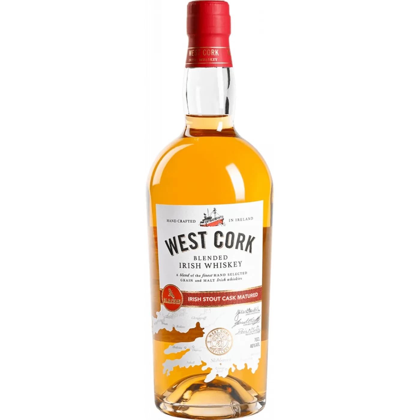 Віскі West Cork Stout Cask 40% 0.7 л