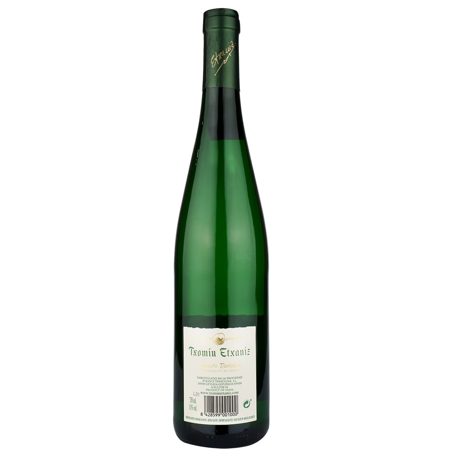 Вино Txomin Etxaniz Txakoli біле сухе 0.75 л