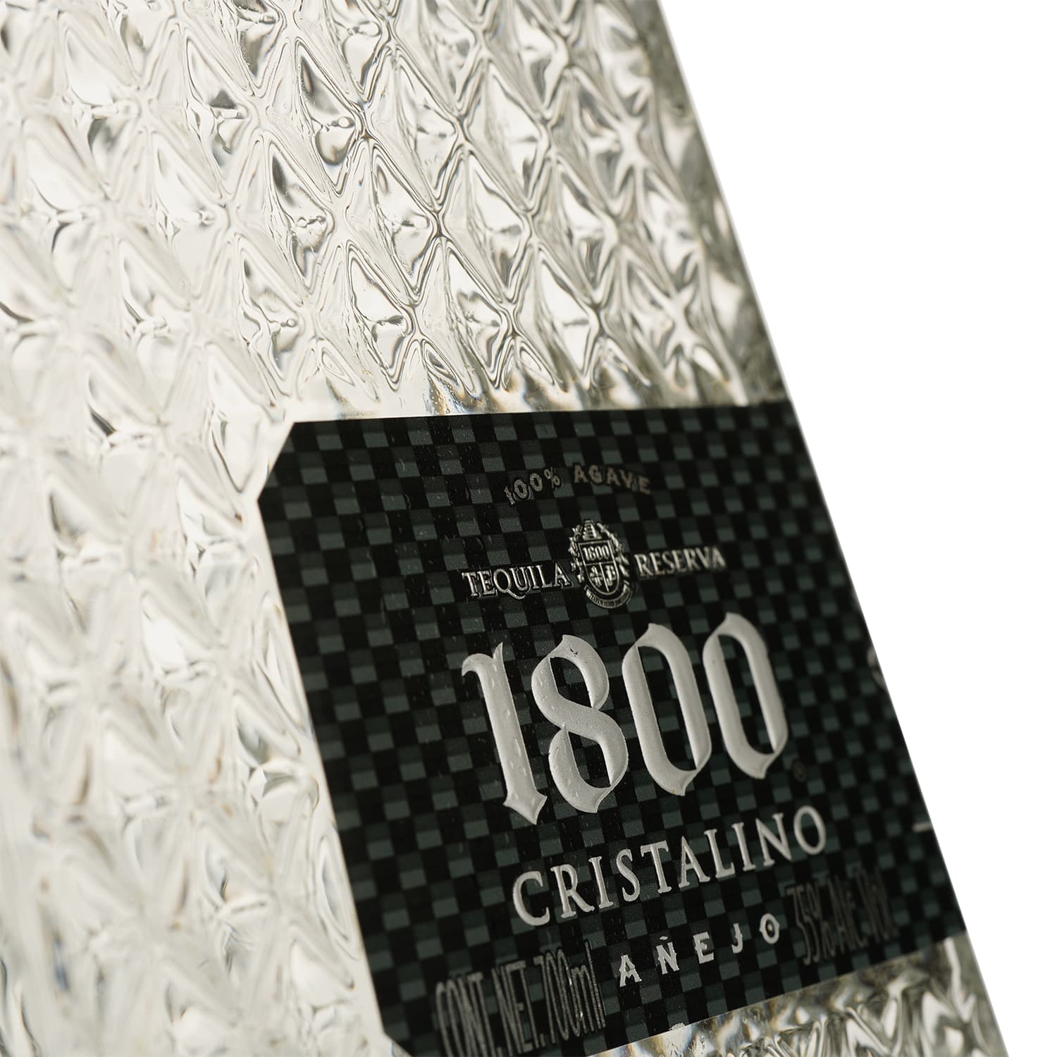 Текила 1800 Cristalino Anejo 35% 0.7 л