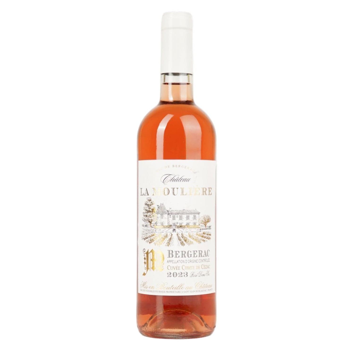 Вино Chateau La Mouliere AOP Bergerac рожеве сухе 0.75 л