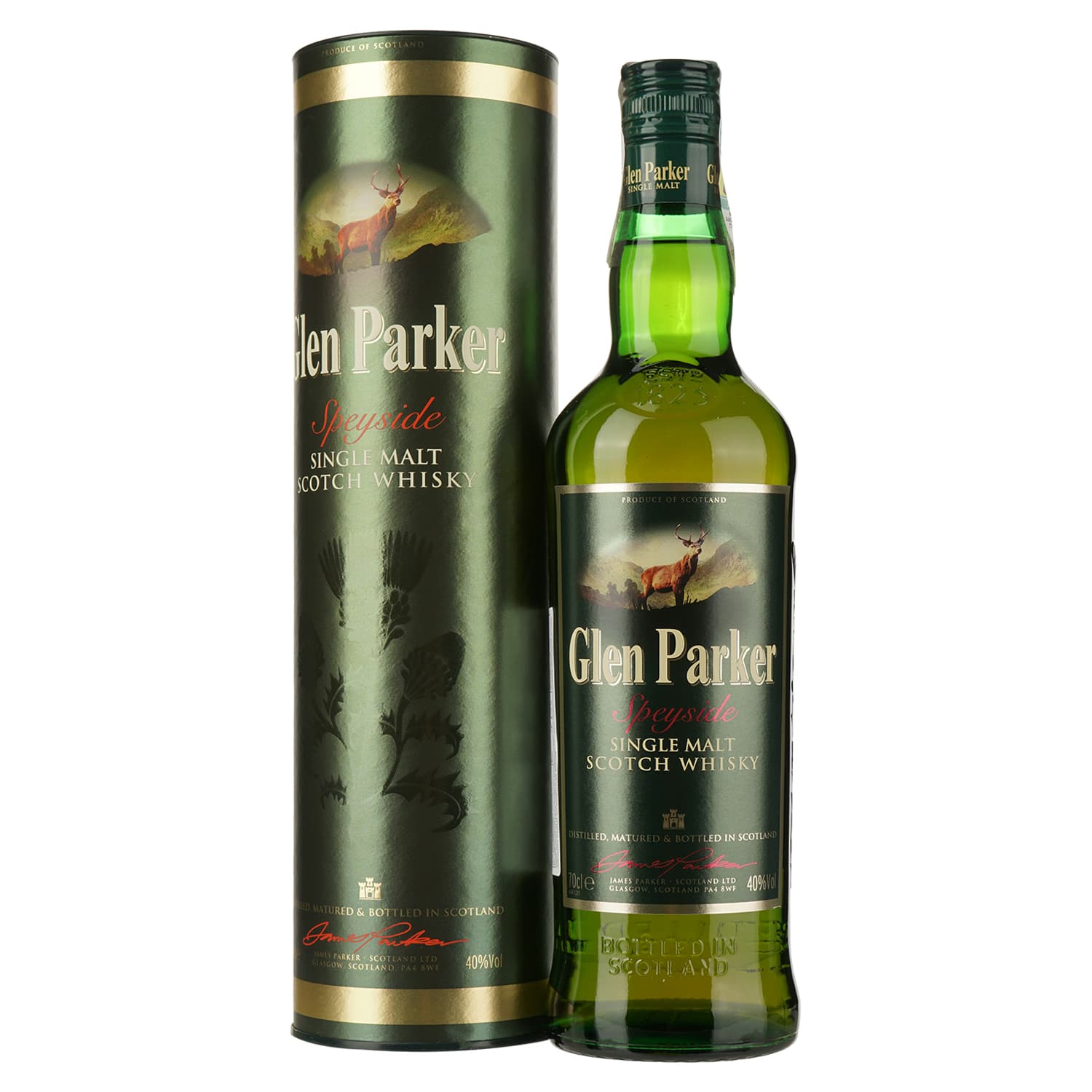 Віскі Angus Dundee Distillers Glen Parker, 40%, 0,7 л (8000014493285)