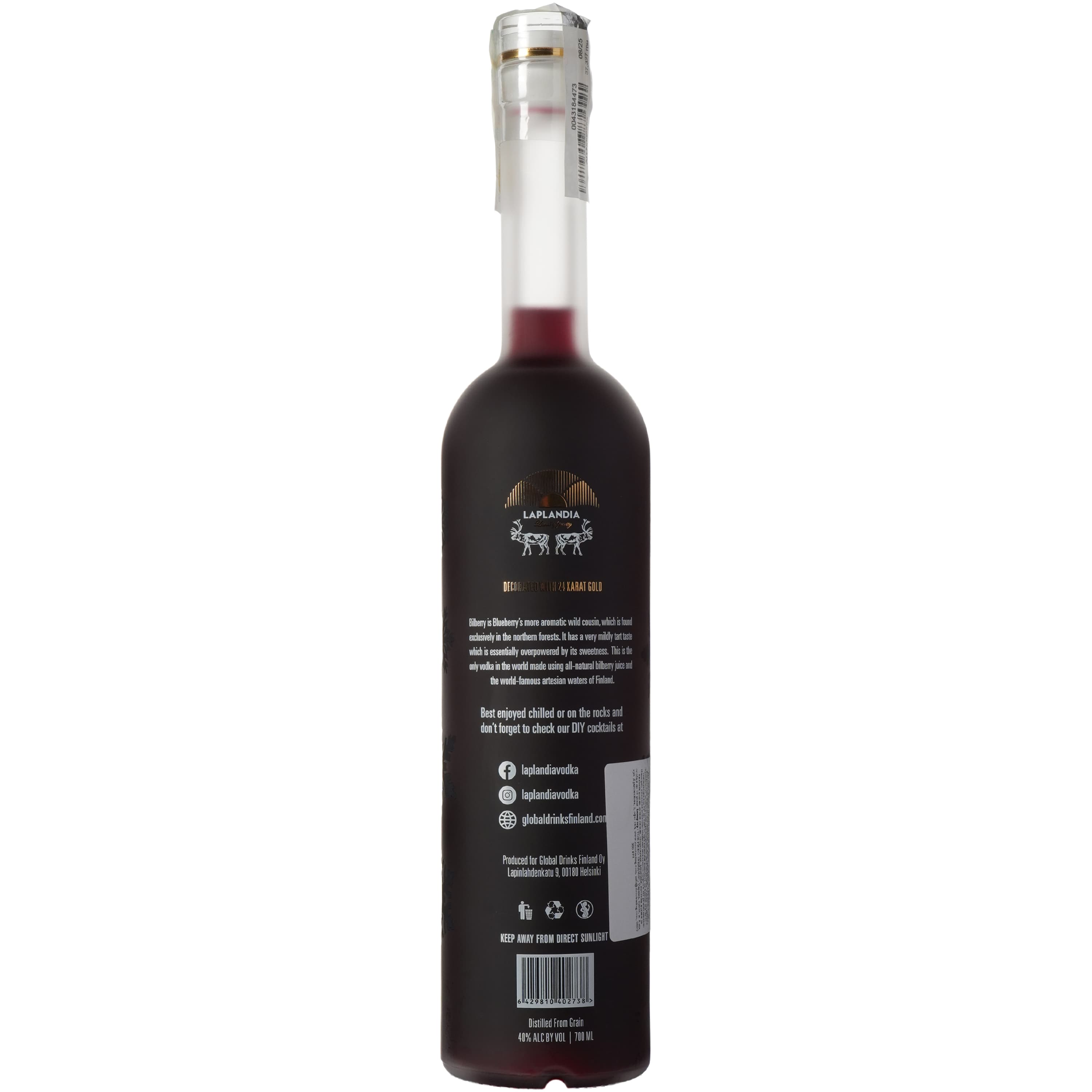 Горілка Laplandia Bilberry 40% 0.7 л (06429810402738)