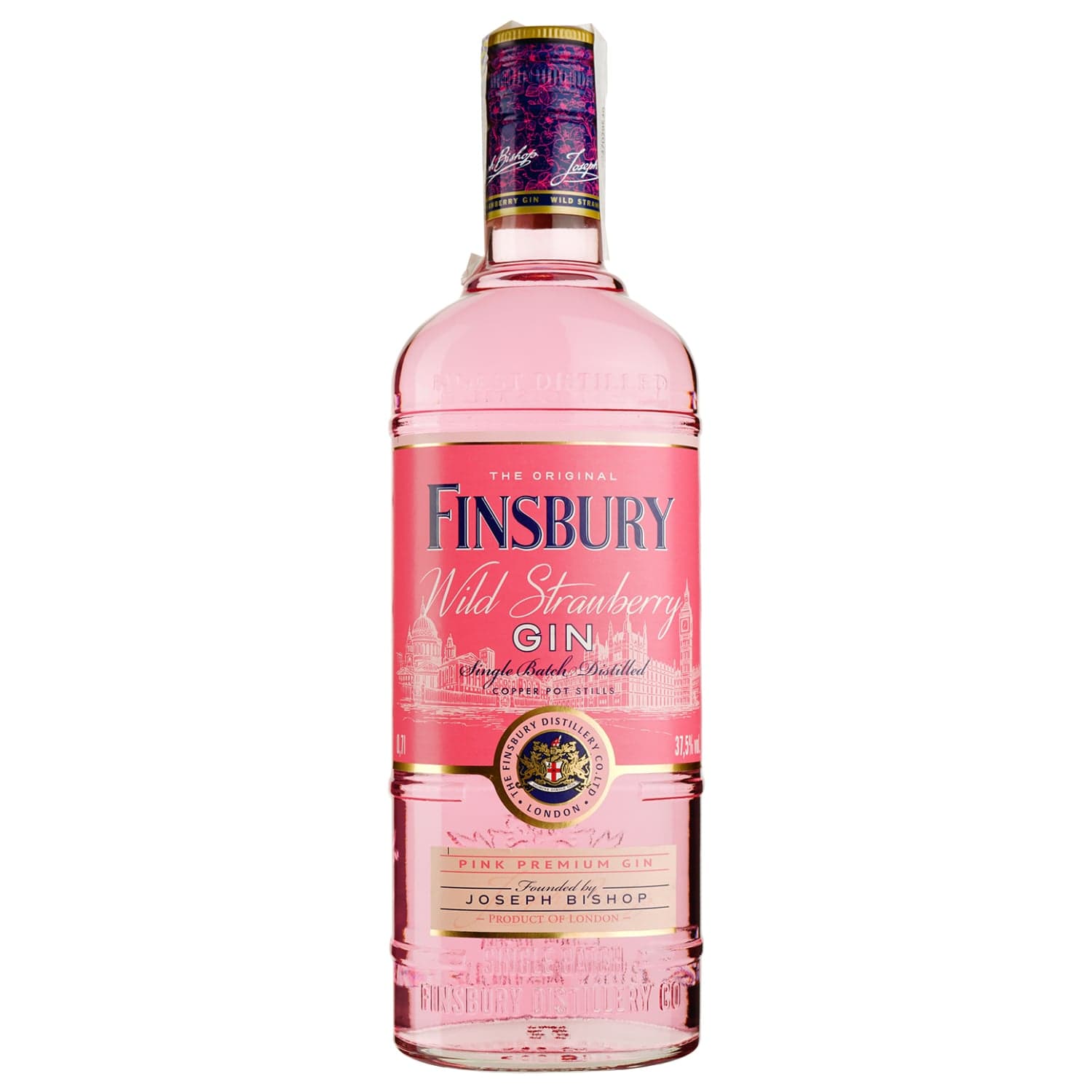 Джин Finsbury Wild Strawberry 37.5% 0.7 л