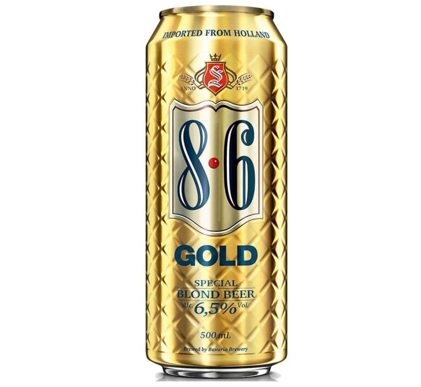 Пиво Баварiя 8.6 Gold 0.5 л