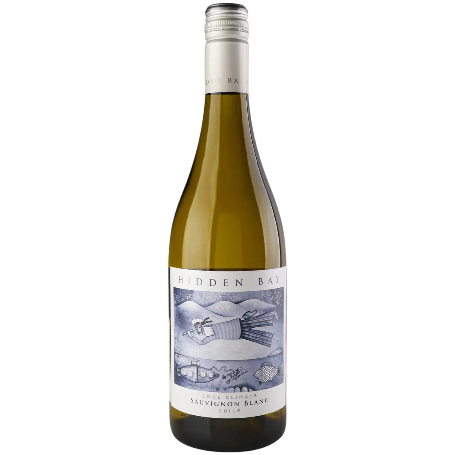 Упаковка вина Hidden Bay Sauvignon Blanc біле сухе 4.5 л (0.75 л х 6 шт.)