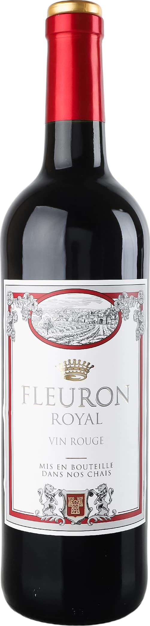 Вино Fleuron Royal Rouge Sec червоне сухе 11-14.5% 0.75 л