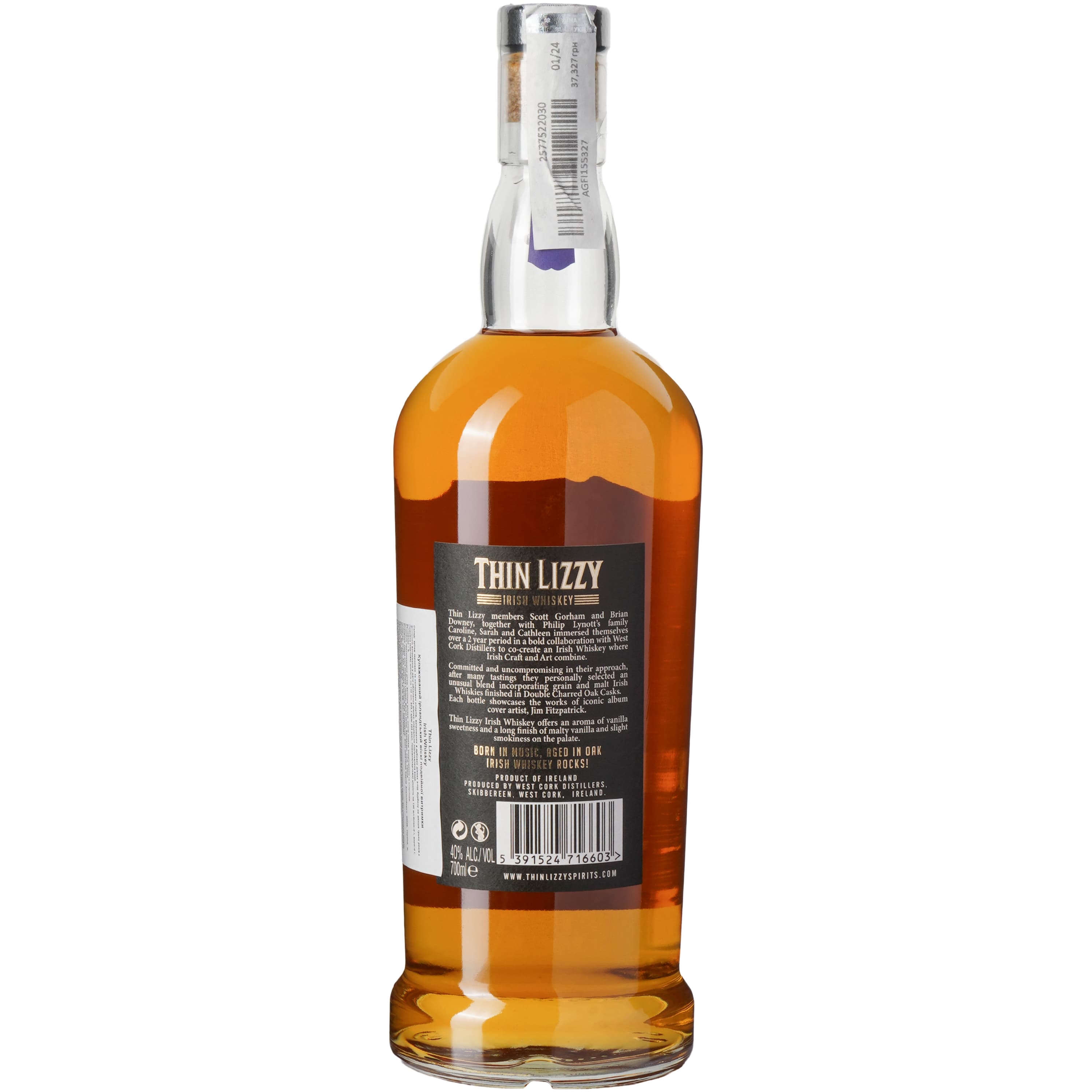 Віскі Thin Lizzy 40% 0.7 л