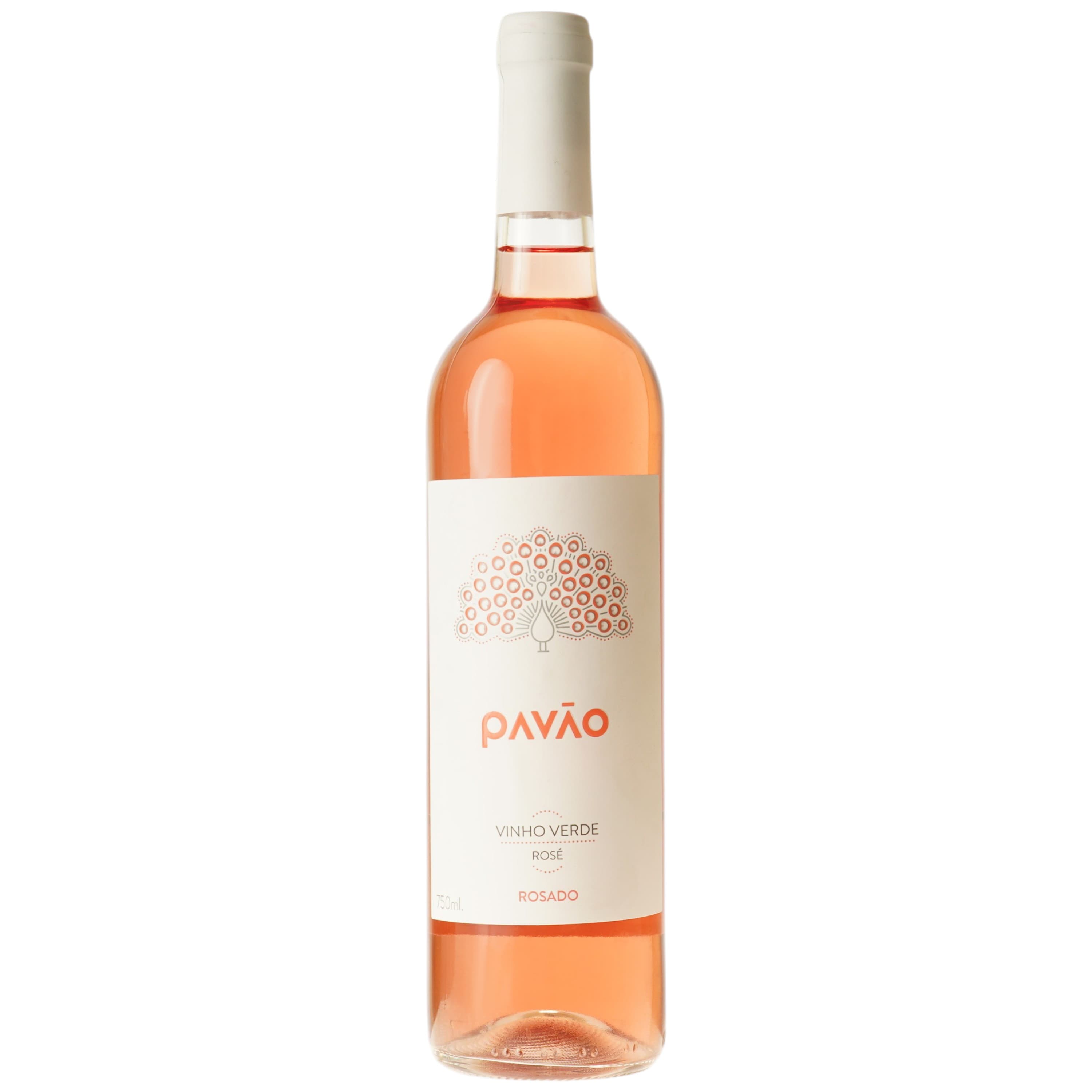 Вино Pavao Vinho Verde Rose рожеве напівсухе 10% 0.75 л