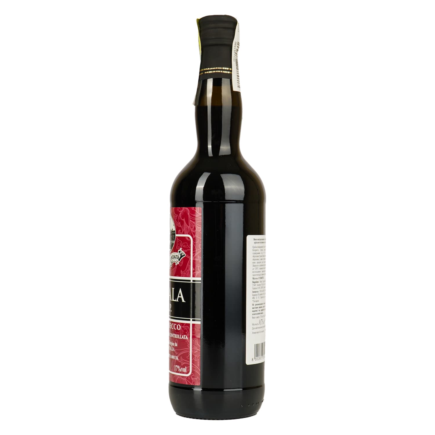 Вино Lazzaroni Marsala Fine Chiostro di Sarono червоне солодке, 0,75 л, 17,5%