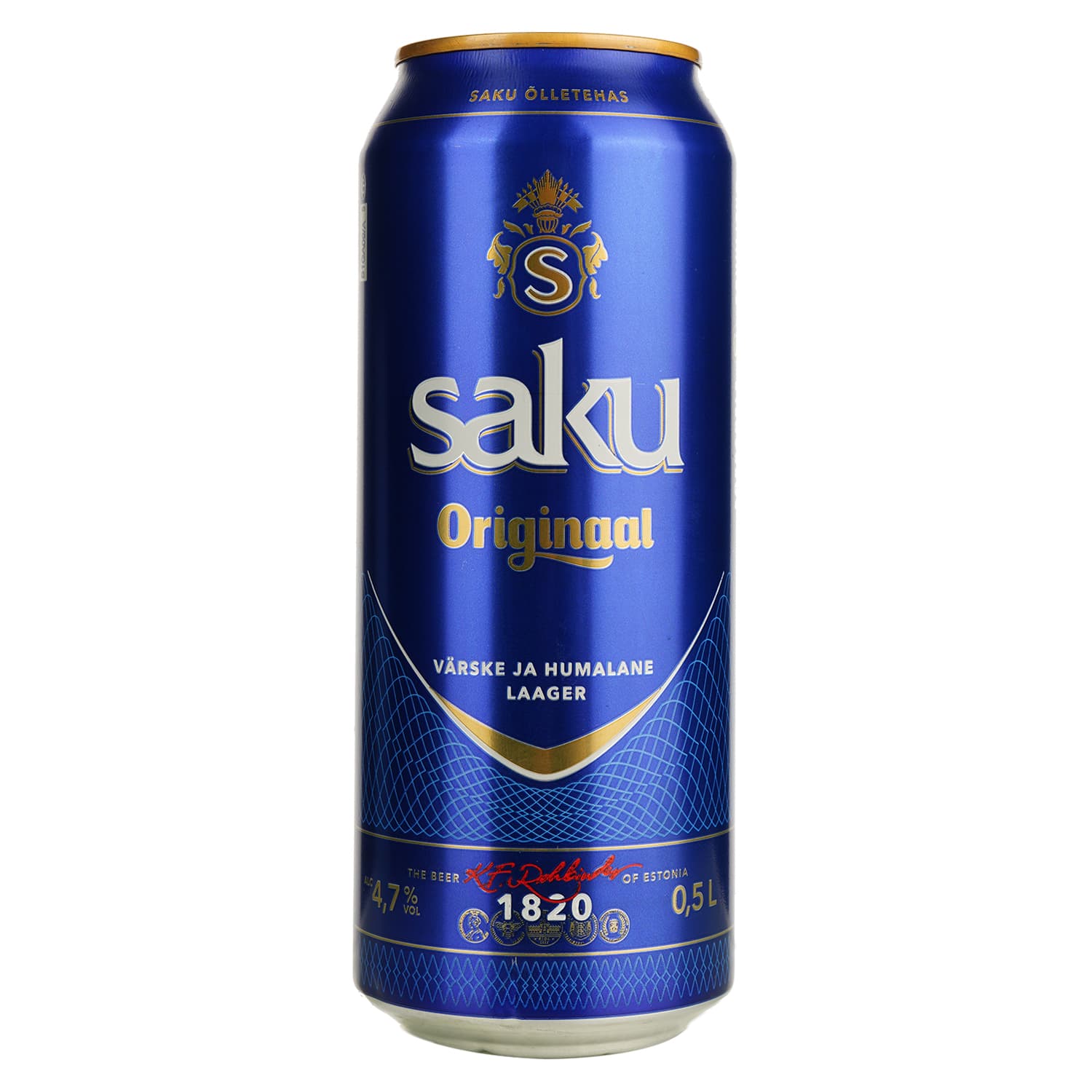 Пиво Saku Originaal світле 4.7% 0.5 л з/б