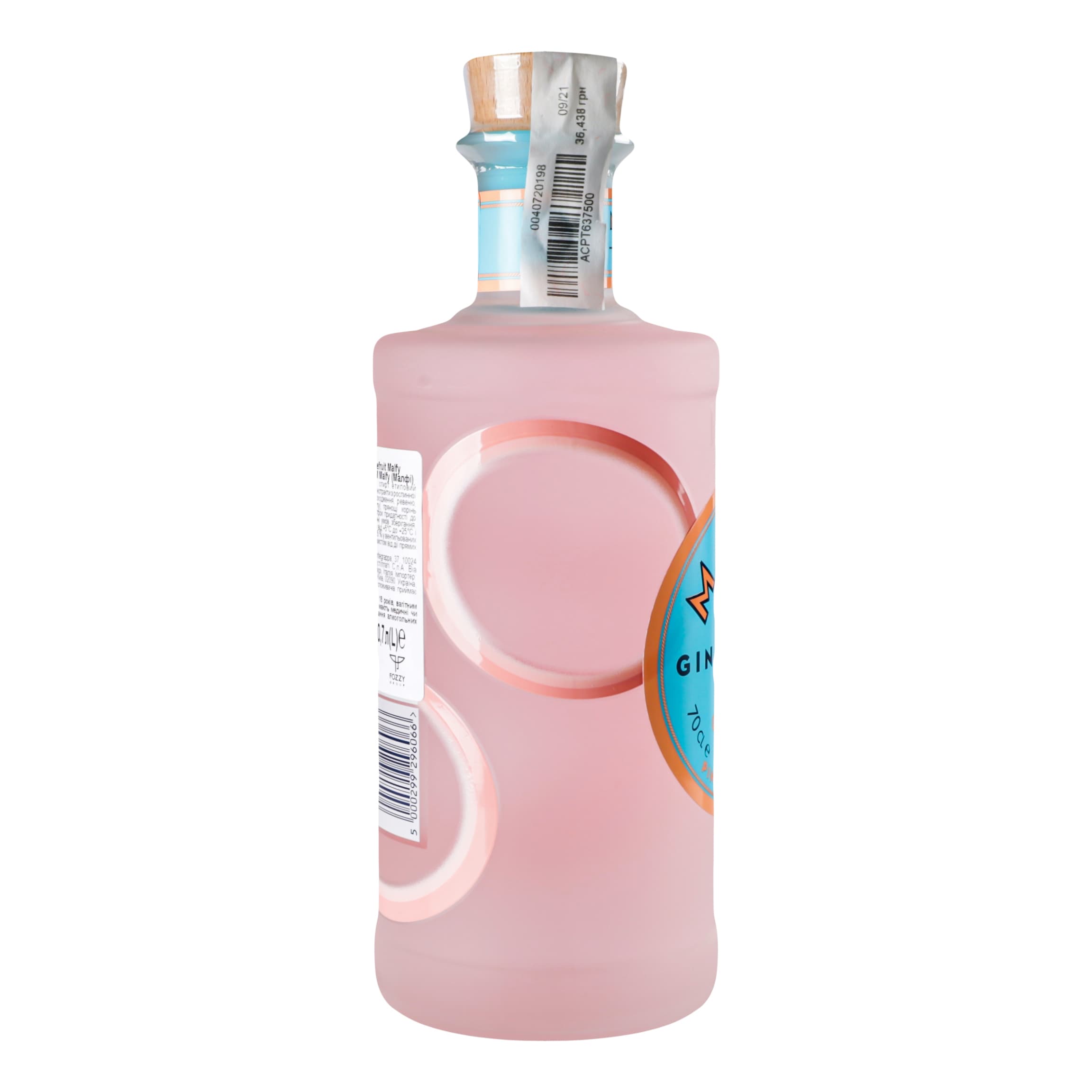 Джин Malfy Rosa Sicilian Pink Grapefruit, 41%, 0,7 л