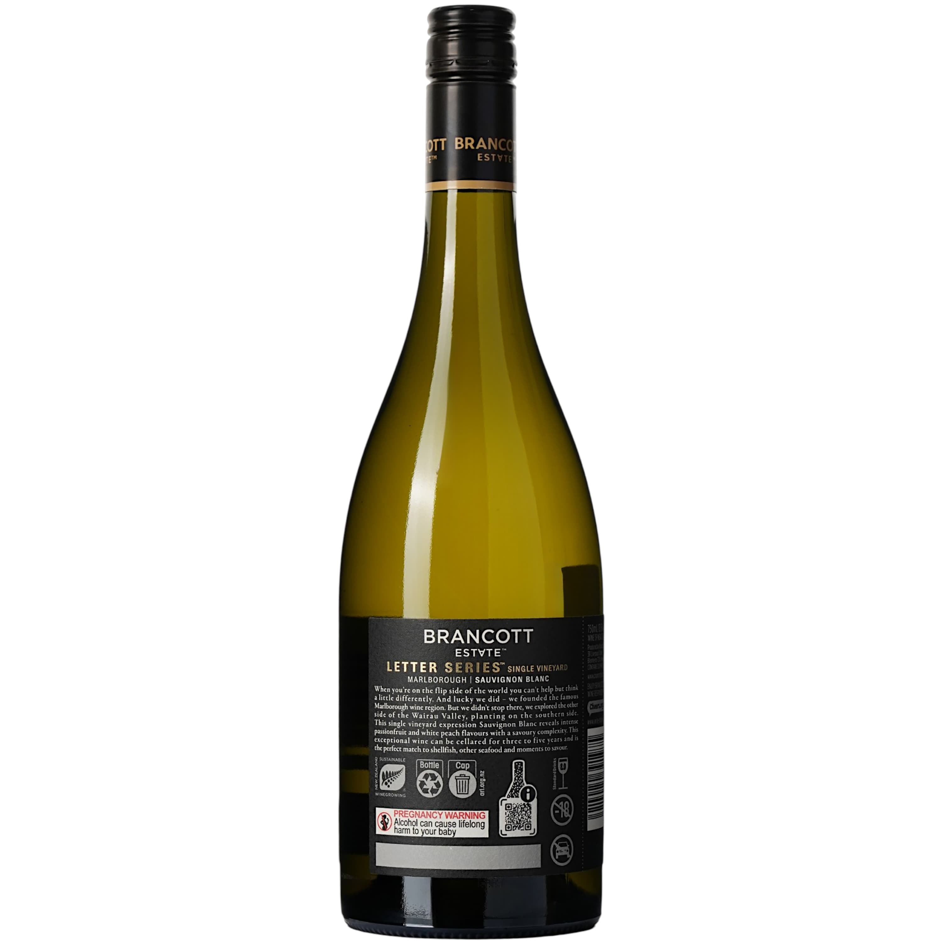 Вино Brancott Estate "B" Marlborough Sauvignon Blanc біле сухе 13,5% 0,75 л (2141)