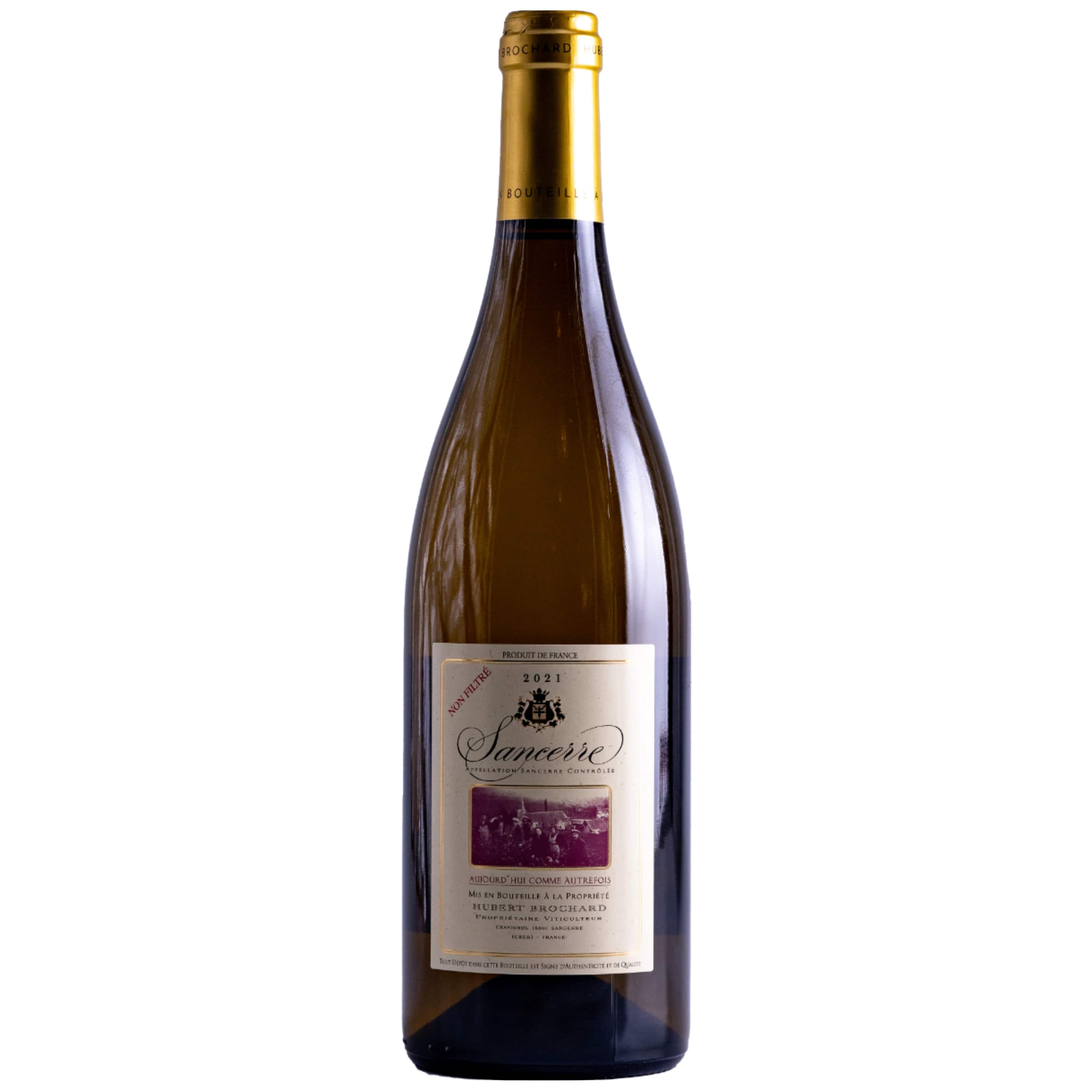 Вино Hubert Brochard Sancerre Blanc Aujourd'hui Comme Autrefois AOC біле сухе 0.75 л