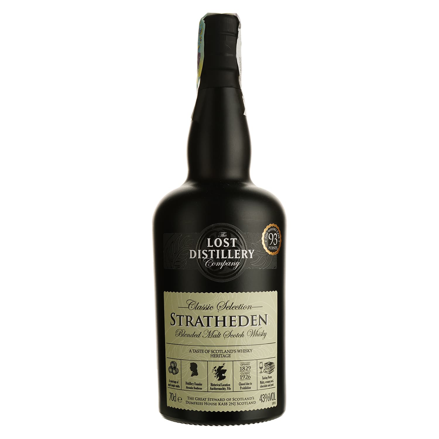 Віскі The Lost Distillery Stratheden Blended Malt Scotch Whisky 43% 0.7 л в подарунковій коробці