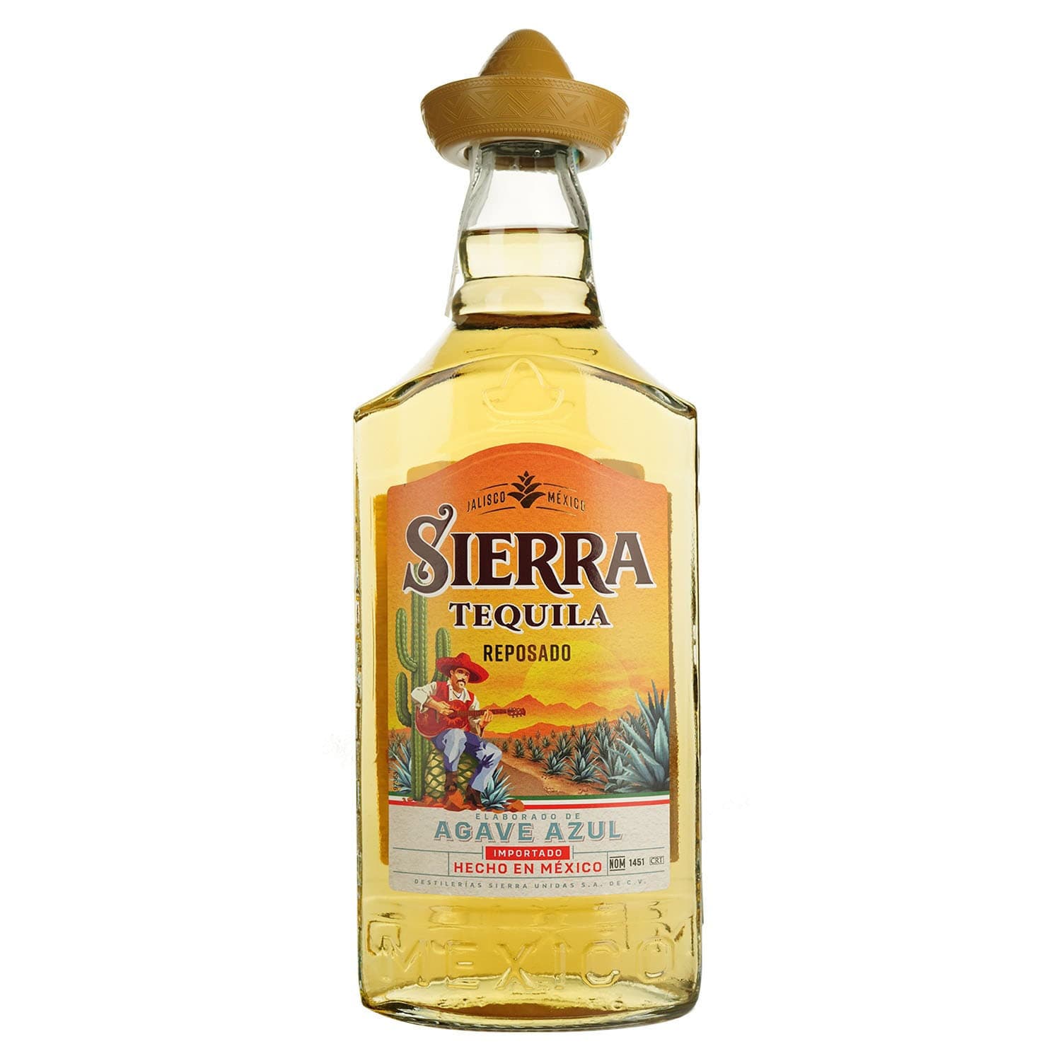 Текіла Sierra Reposado 35% 1.4 л (2 шт. х 0.7 л)