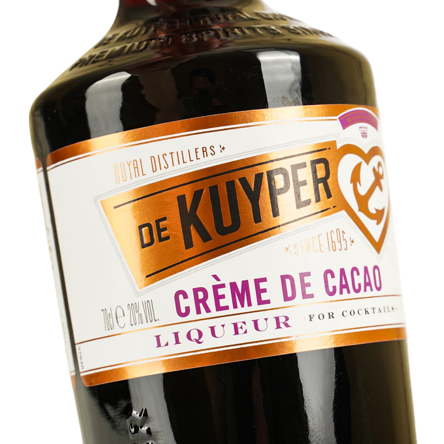 Лікер De Kuyper Creme de Cacao Dark Какао темний, 20%, 0,7 л