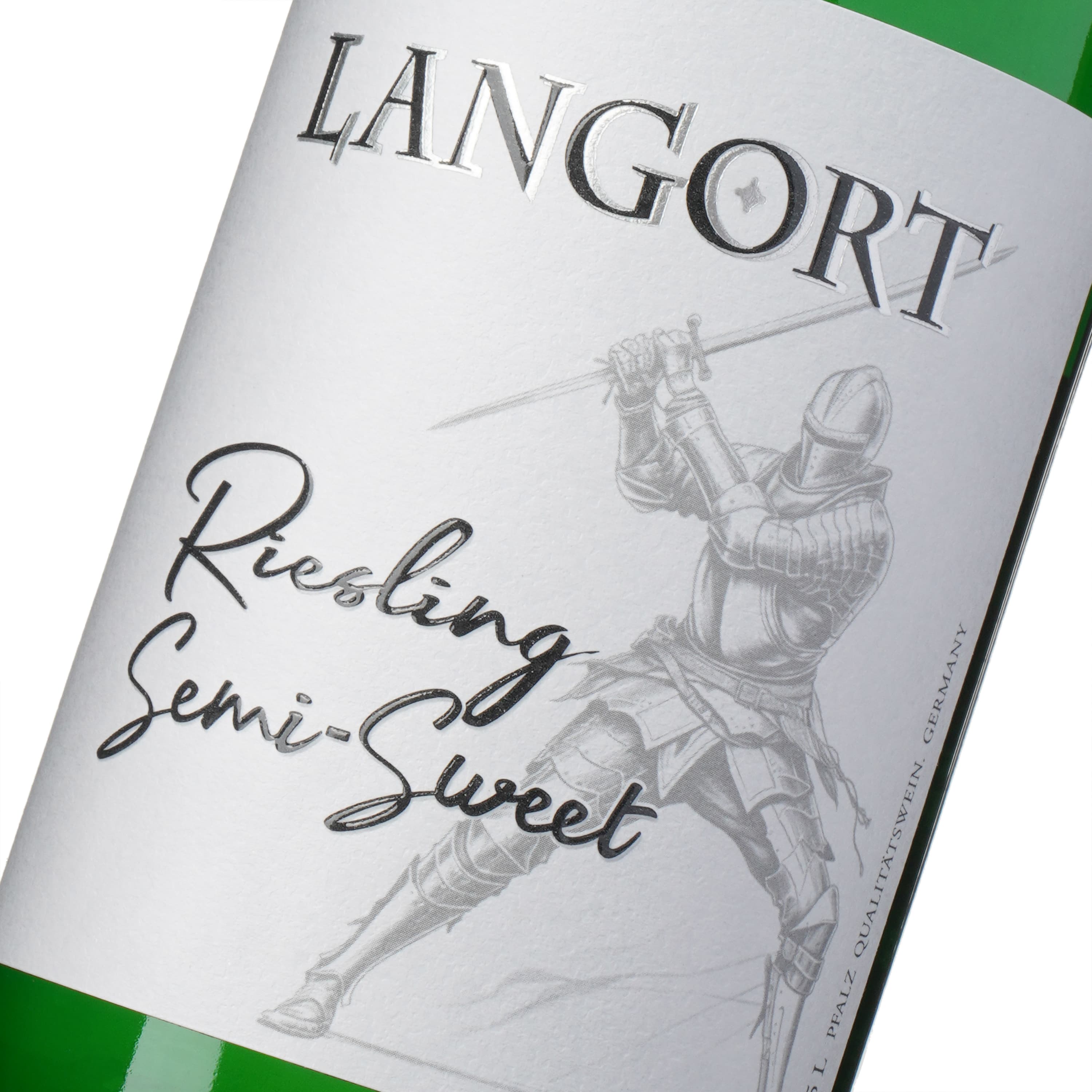 Вино Langort Riesling біле напівсолодке 0.75 л