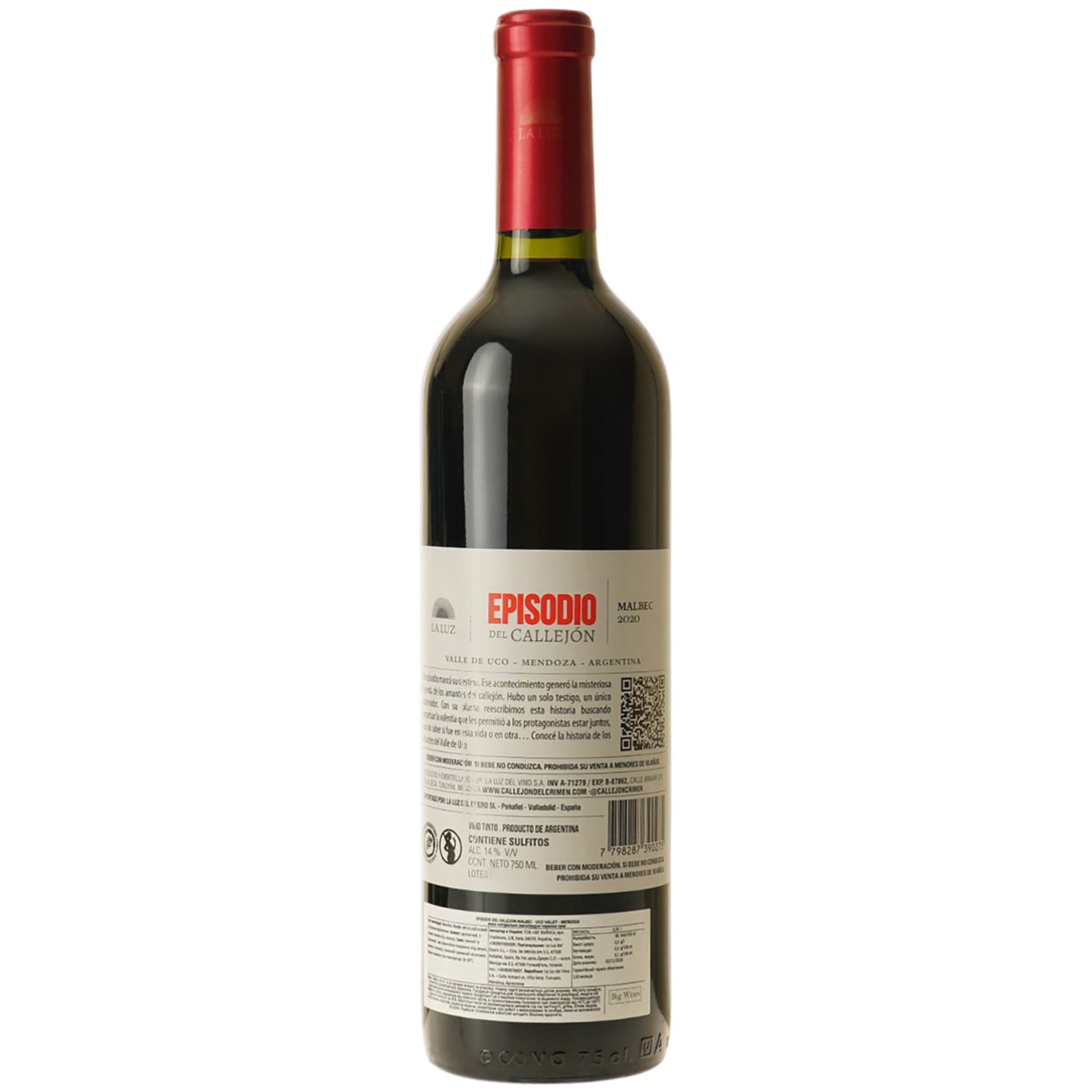 Вино La Luz Episodio Del Callejon Malbec Uco Valley Mendoza червоне сухе 0.75 л