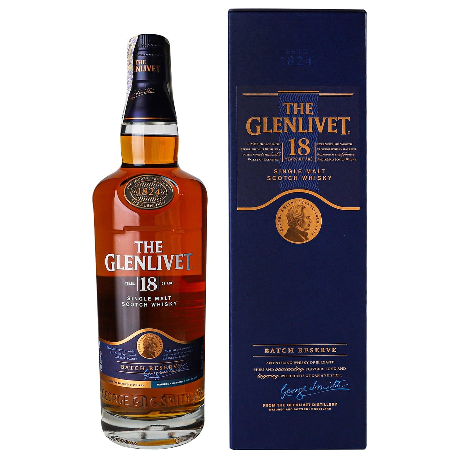 Віскі The Glenlivet 18 років, 40%, 0,7 л