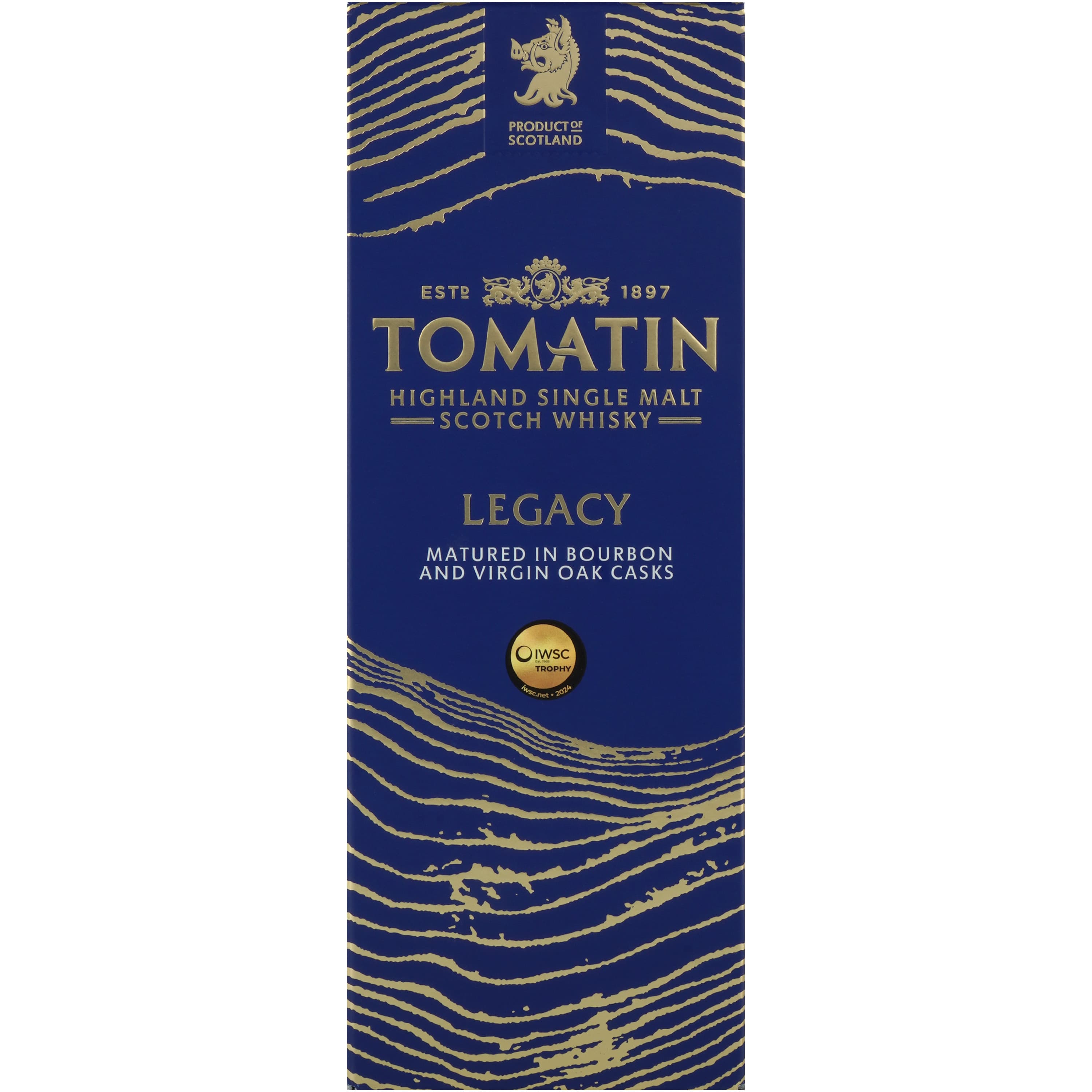 Віскі Tomatin Legacy в подарунковій упаковці 43% 0.7 л