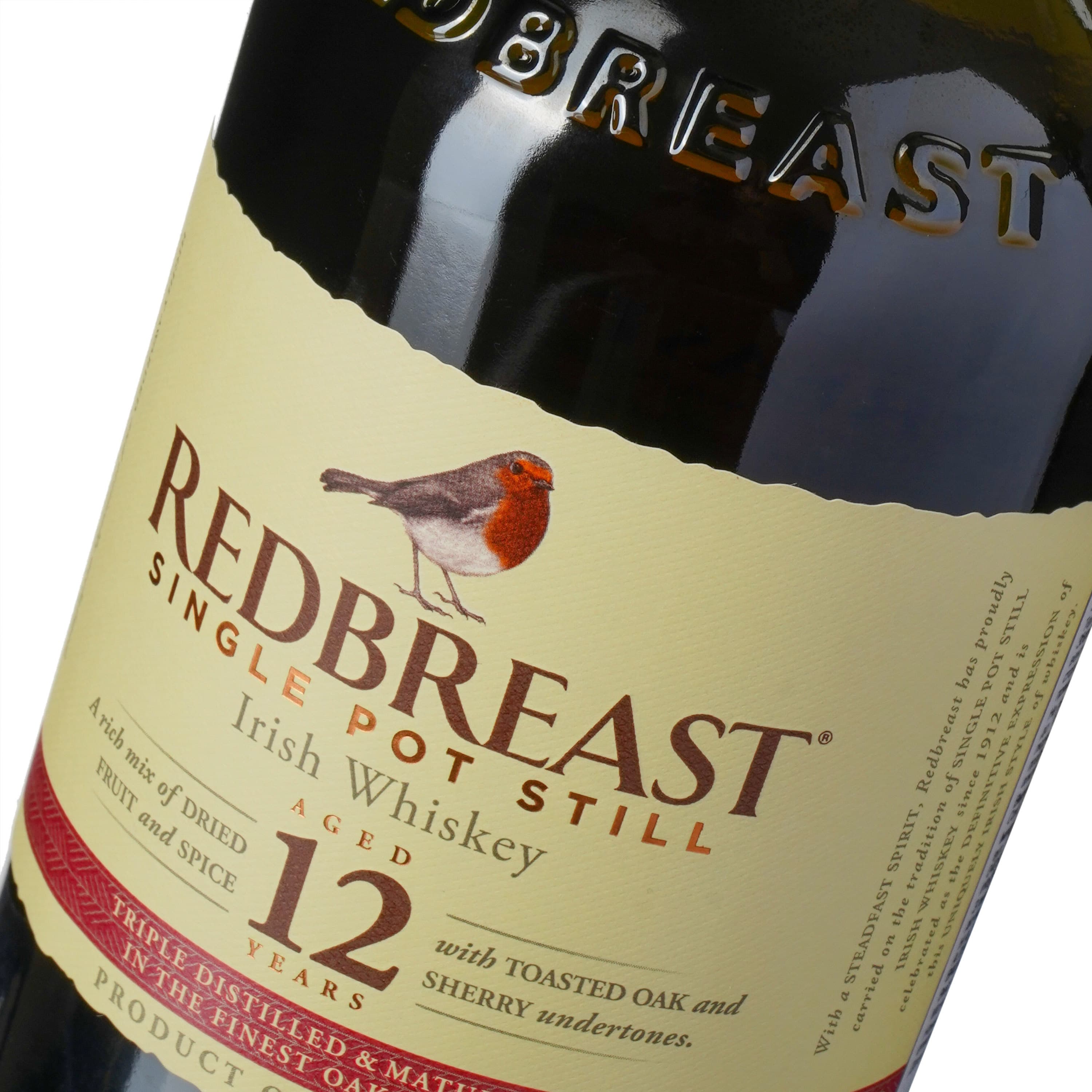 Віскі Redbreast 12 yo Single Pot Still Irish Whisky 40% 0.7 л (699627)