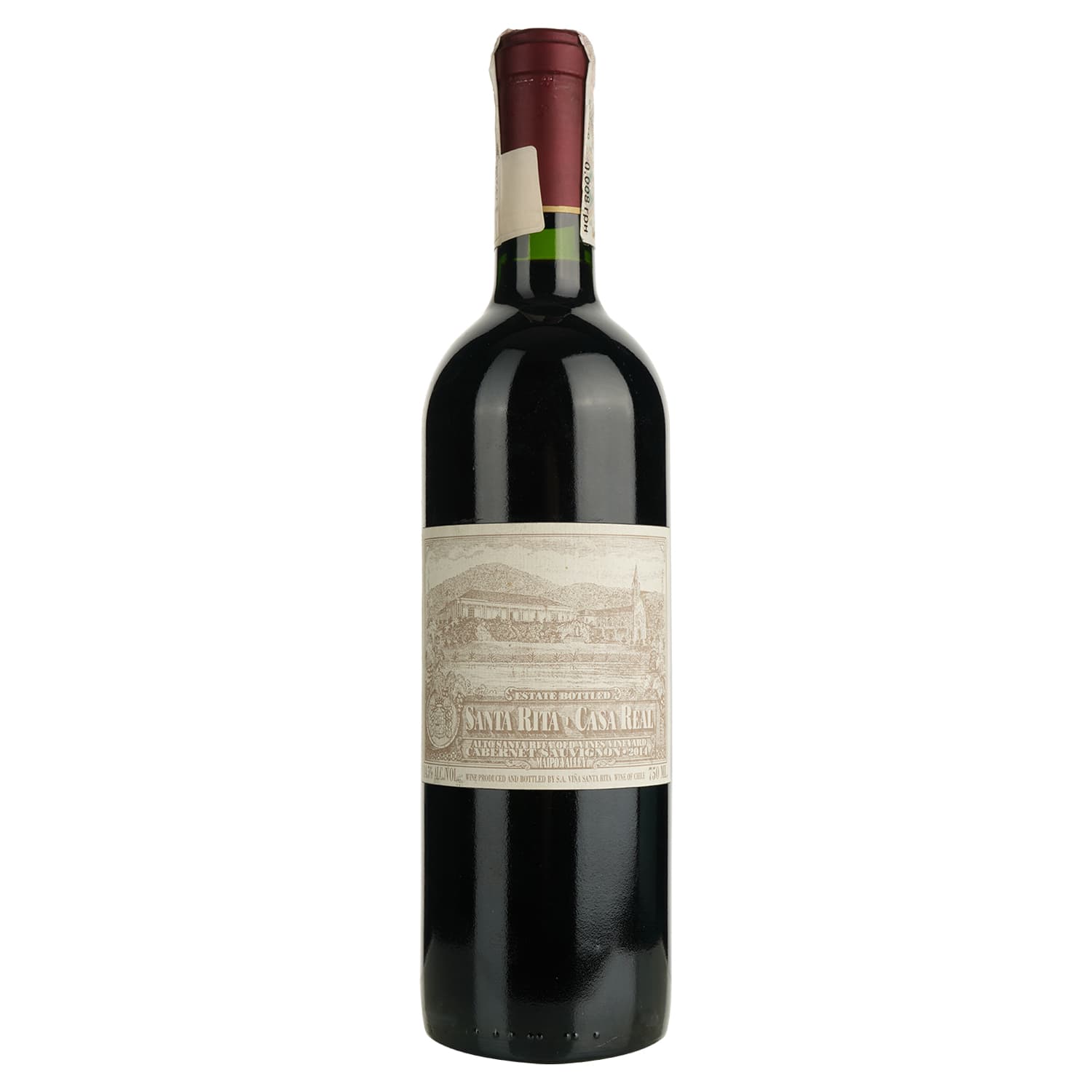 Вино Santa Rita Casa Real Cabernet Sauvignon, червоне, сухе, 14,5%, 0,75 л
