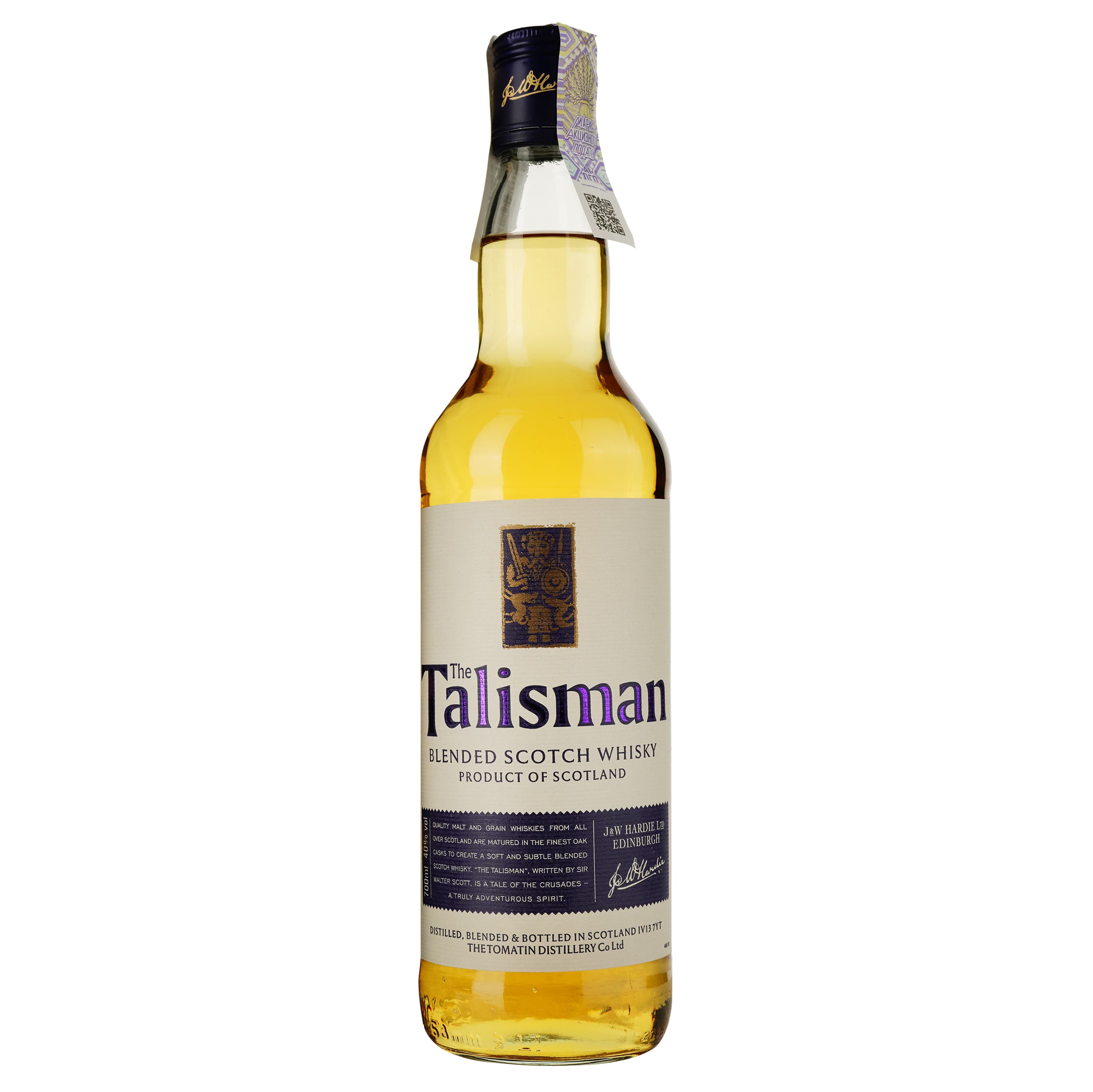 Віскі J&W Hardie Talisman, Blended Scotch Whisky, 40%, 0,7 л (861555)